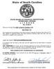 South Carolina License